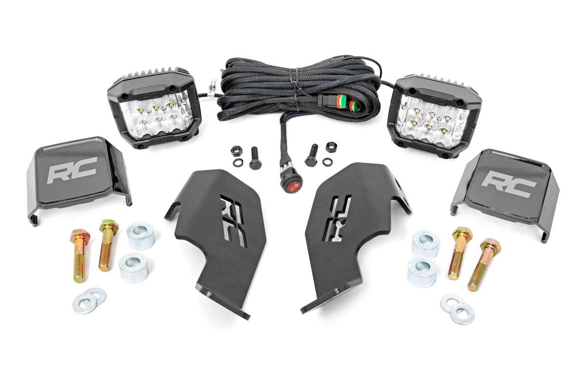 Honda Talon 1000R LED Light Kit - Rough Country - Cage Mount | 2